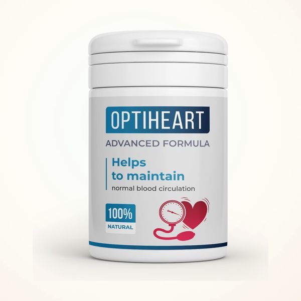 Flacone bianco di OptiHeart Advanced Formula