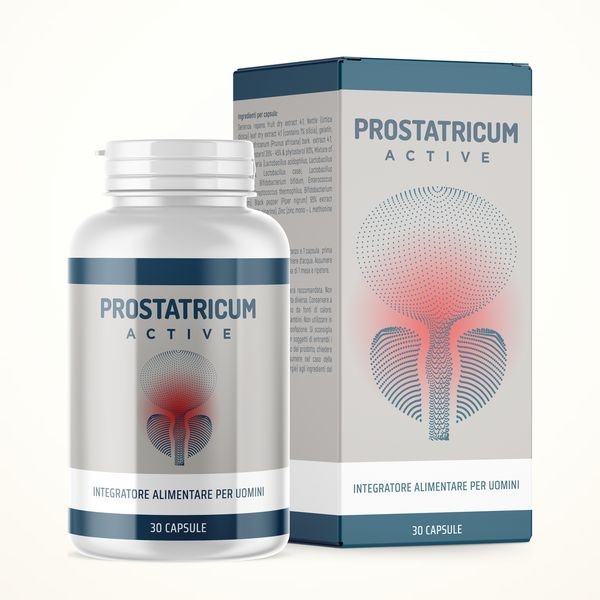 Flacone e scatola di Prostatricum Active da 30 capsule